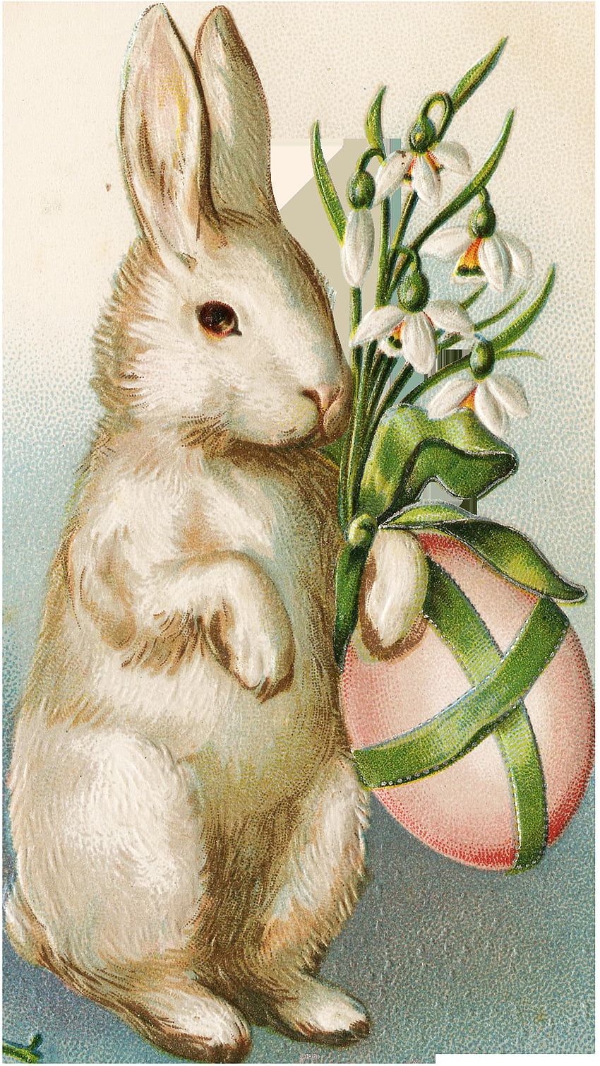 Vintage Easter Bunny HD phone wallpaper
