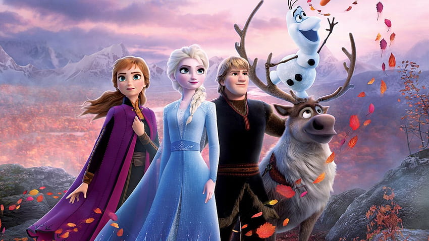 Disney Frozen 2 Movie Characters Elsa Anna Olaf Sven, sven frozen HD wallpaper