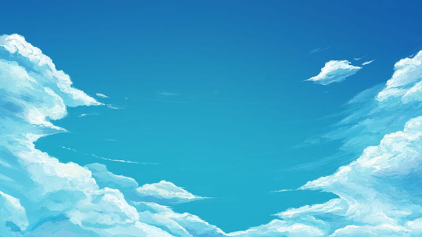 Latar Belakang Langit Anime, langit anime 1920x1080 Wallpaper HD
