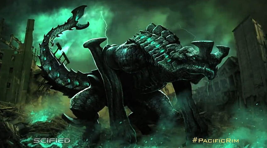 Pacific Rim Kaiju Categoría 5, función de criatura fondo de pantalla