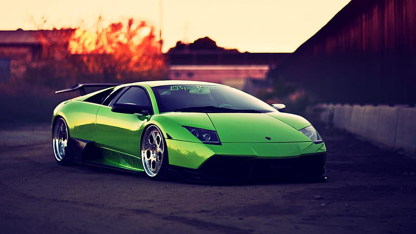 Lamborghini Murcielago verde fondo de pantalla | Pxfuel