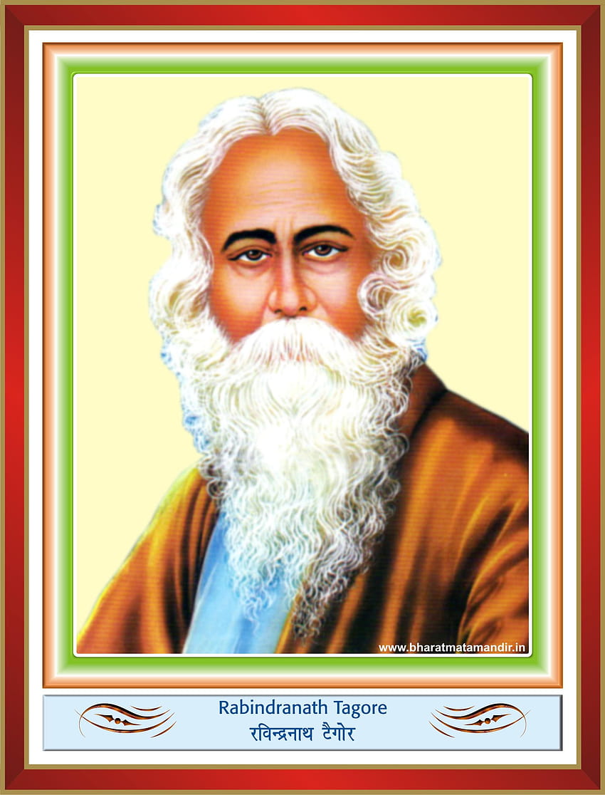 Learn How to Draw Rabindranath Tagore (Famous People) Step by Step : Drawing  Tutorials