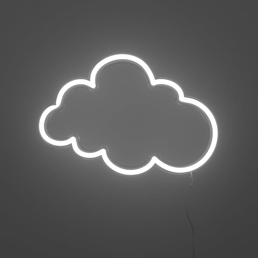 Bold Blue Neon Signs to Shop Now at Yellowpop, neon cloud HD phone wallpaper