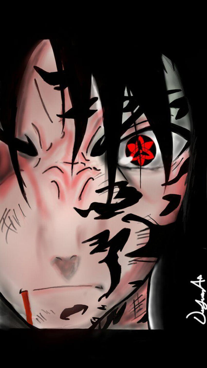 sasuke eternal mangekyou sharingan HD phone wallpaper