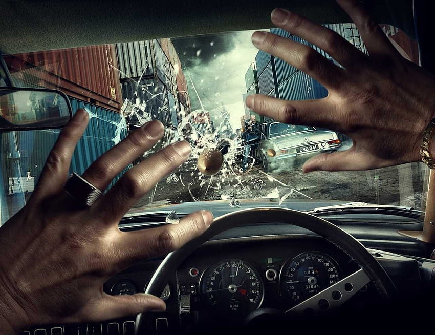 Beste 6 Drei 6 Mafia auf Hip, Mafia-Auto HD-Hintergrundbild