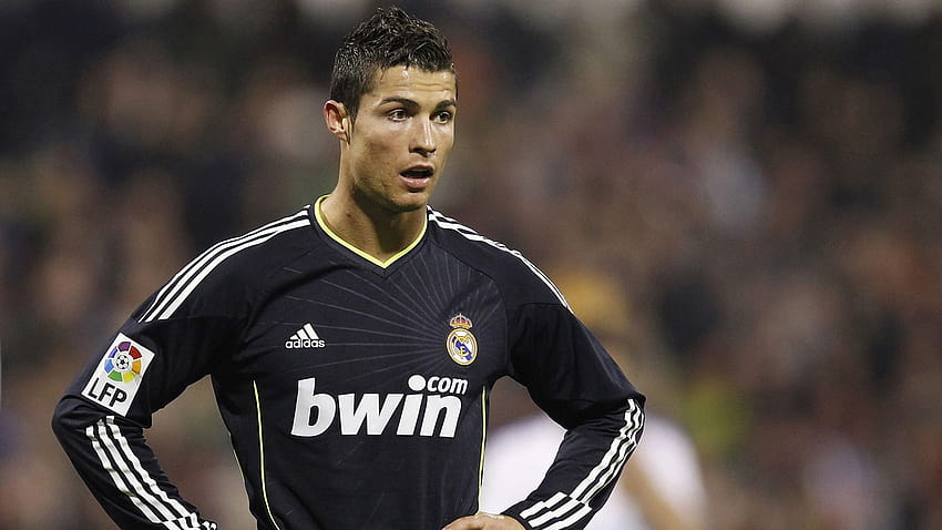 Cristiano Ronaldo Black Real Madrid Jersey, ronaldo jersey HD wallpaper