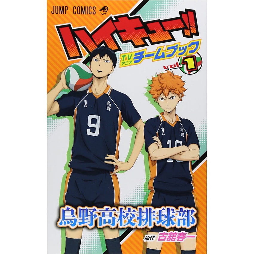 Haikyu!! Libro de equipo de anime de televisión vol. 1: Edición del Club de Voleibol de la Escuela Secundaria Karasuno fondo de pantalla del teléfono