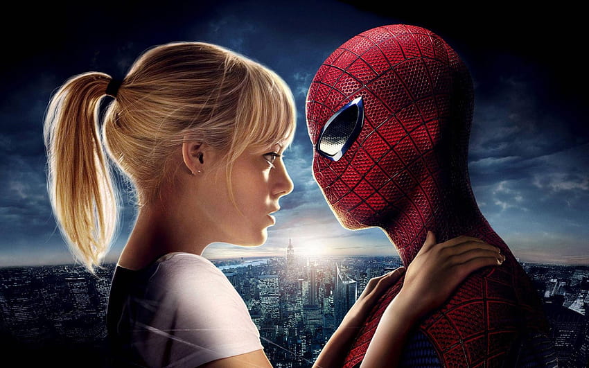 Emma Stone and Spiderman, emma stone spider man HD wallpaper