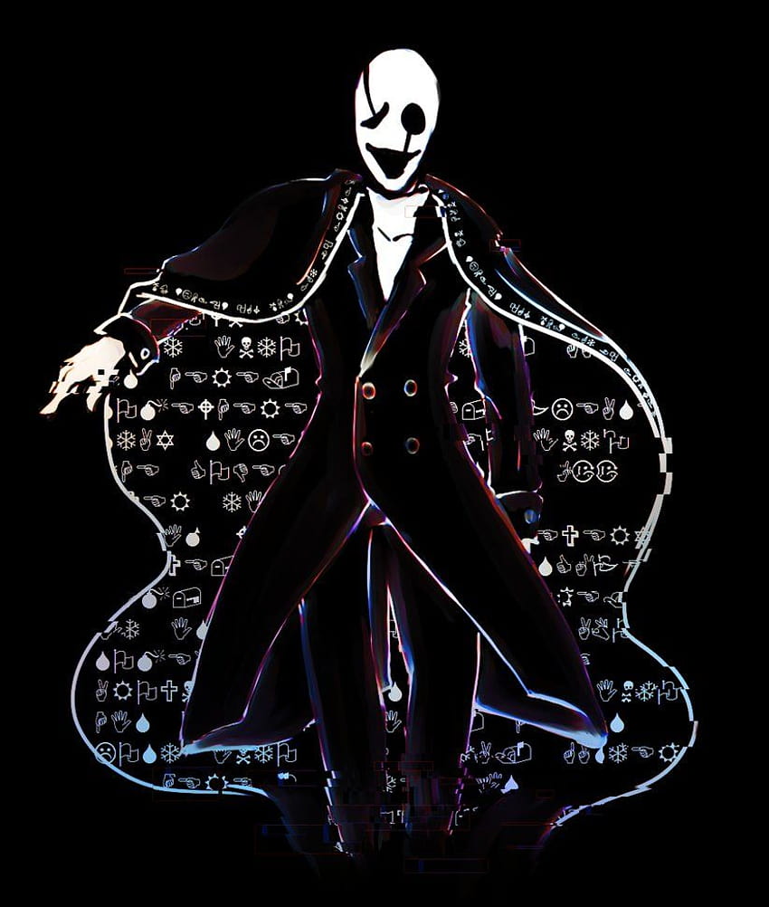 5 WD Gaster, undertale w d gaster HD phone wallpaper