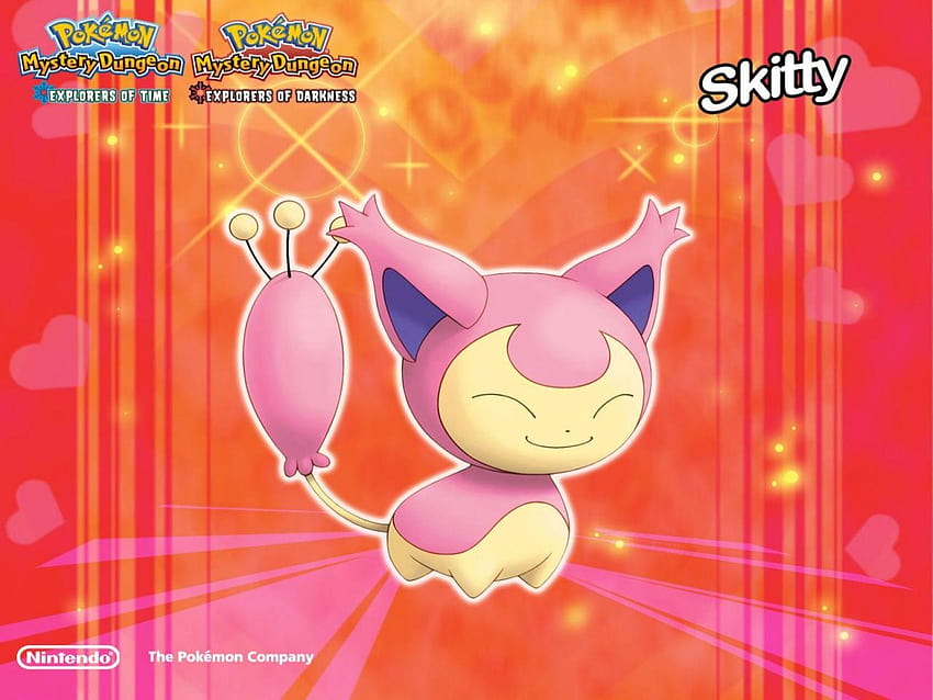 Skitty being all pink and adorable. | Pokemon skitty, Cute pokemon wallpaper,  Pokemon