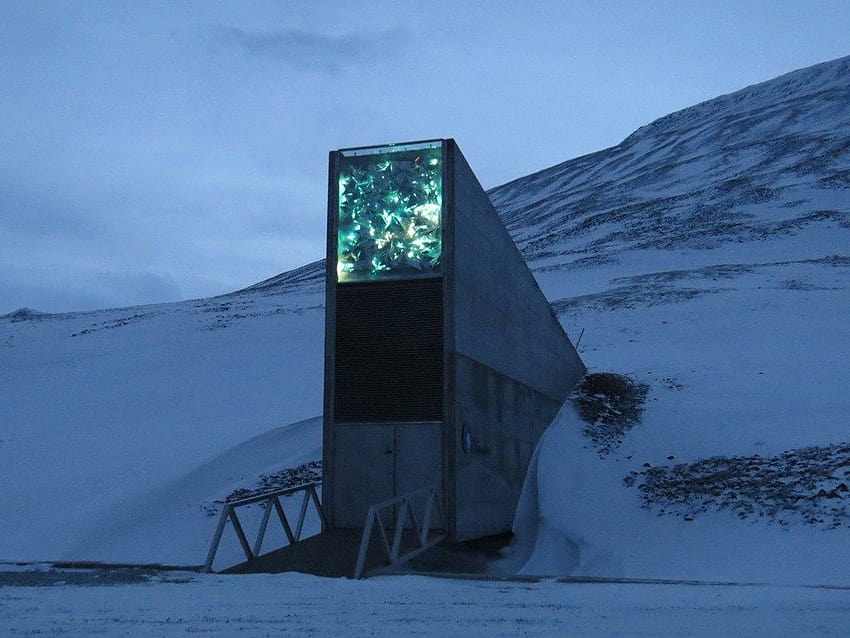 The Svalbard Global Seed Vault: Our Frozen Hope HD wallpaper