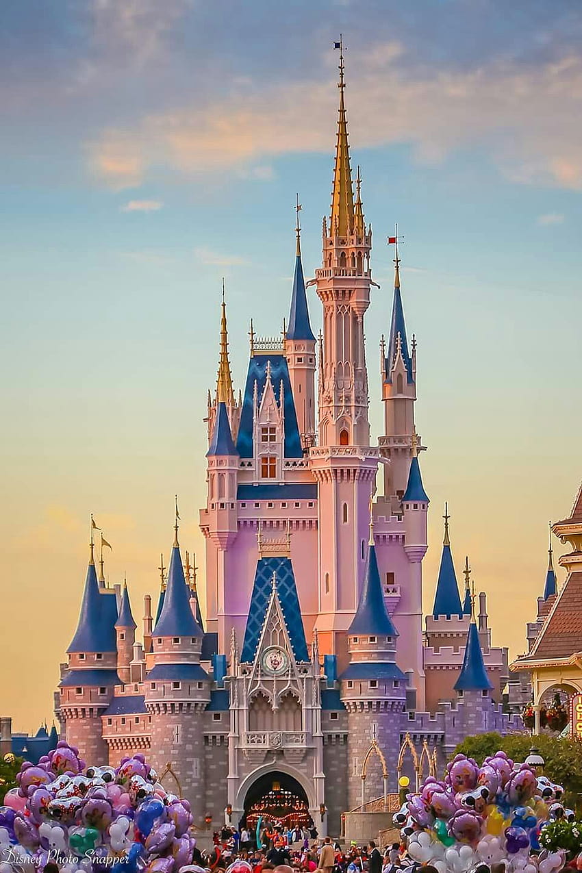 Disney Castle iPhone, zamek Disneya 2021 Tapeta na telefon HD