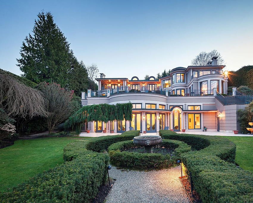 Inside the dream home: How a teenaged fishmonger built his family a $58 million mansion on Vancouver's Billionaires' Row, billionaire mansions HD wallpaper