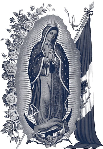 Buy Our Lady of Guadalupe Mexican Flag Background Png Sublimation Online in  India  Etsy