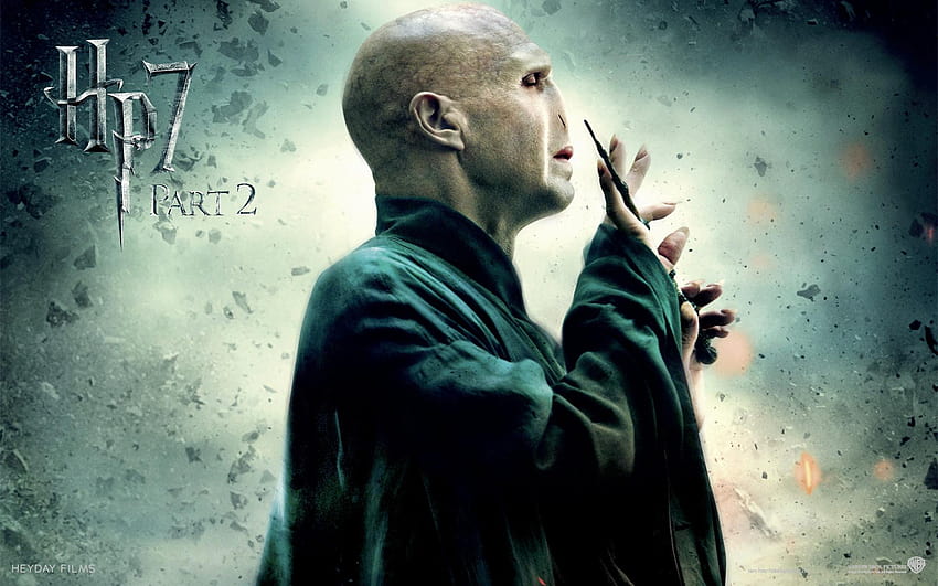 Harry Potter und Lord Voldemort kämpfen HD-Hintergrundbild