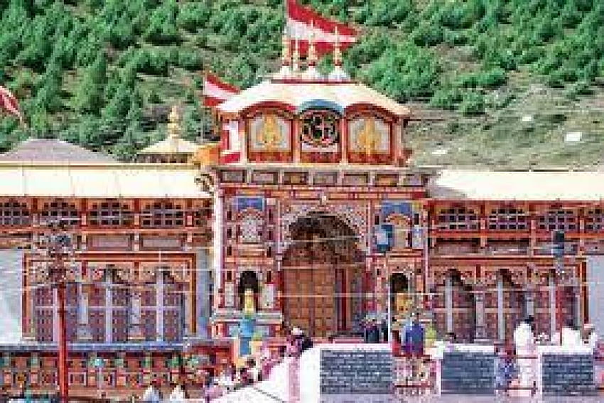 Badrinath temple opens after winter closure HD wallpaper