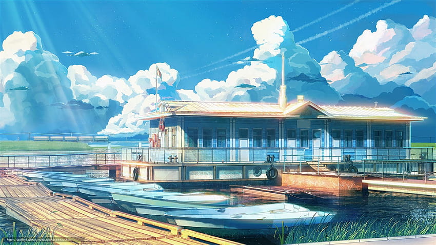 Download Anime Beach Background  Wallpaperscom