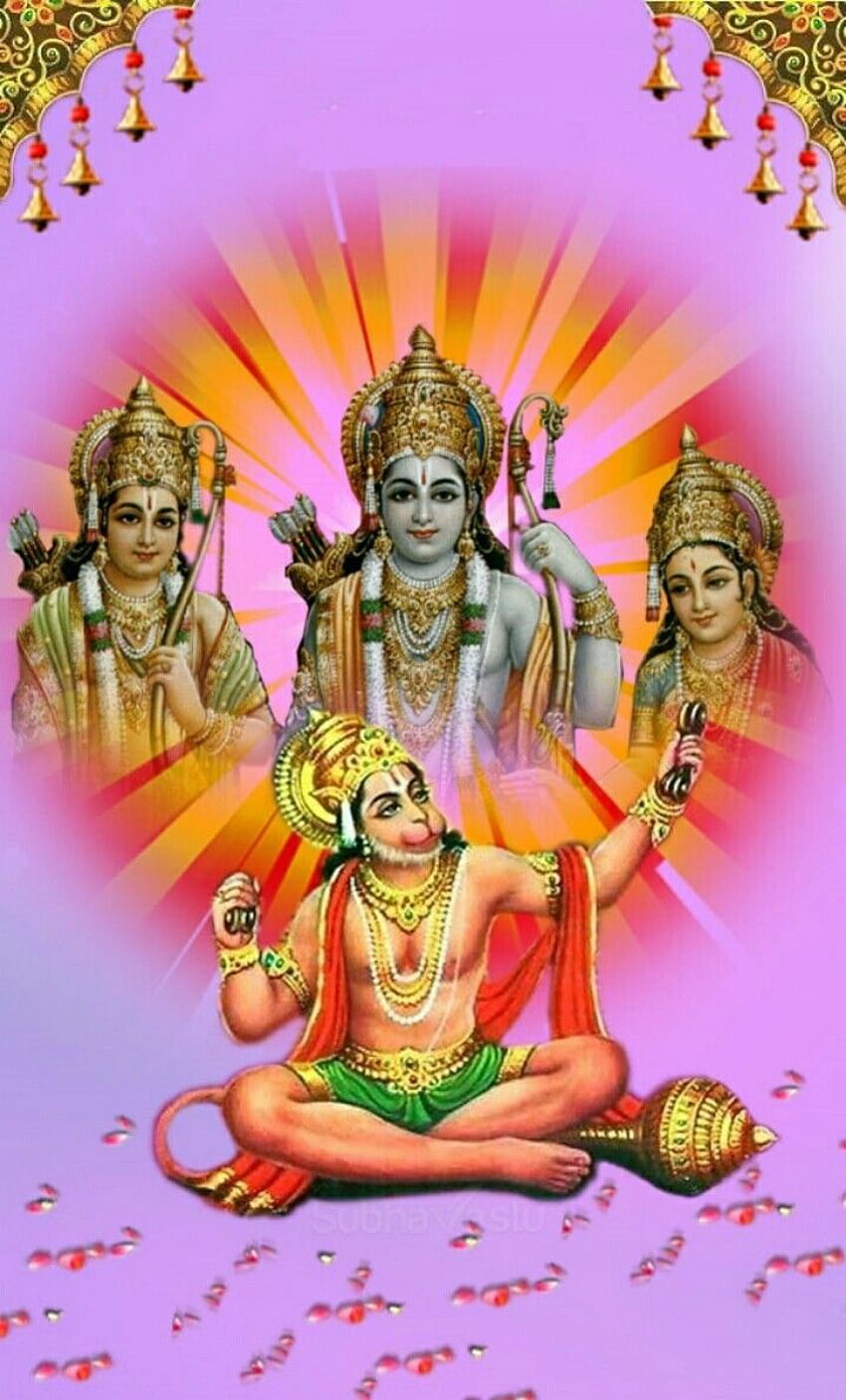 Ram Parivar, lord sri rama HD phone wallpaper