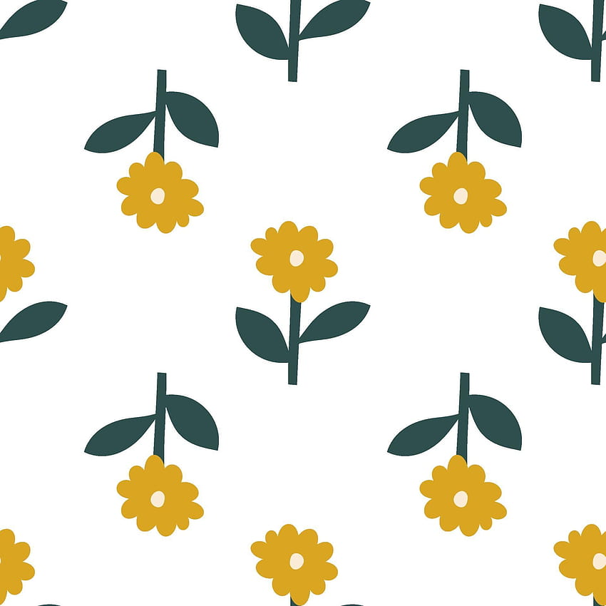Skandinavische Frühlingsblume. Vektorkinder nahtlose Hintergrundmuster für Babyparty, Textildesign. Einfache Textur für nordische, Füllungen, Webseitenhintergründe 2173754 Vektorgrafiken bei Vecteezy, Frühlingsdesign HD-Handy-Hintergrundbild