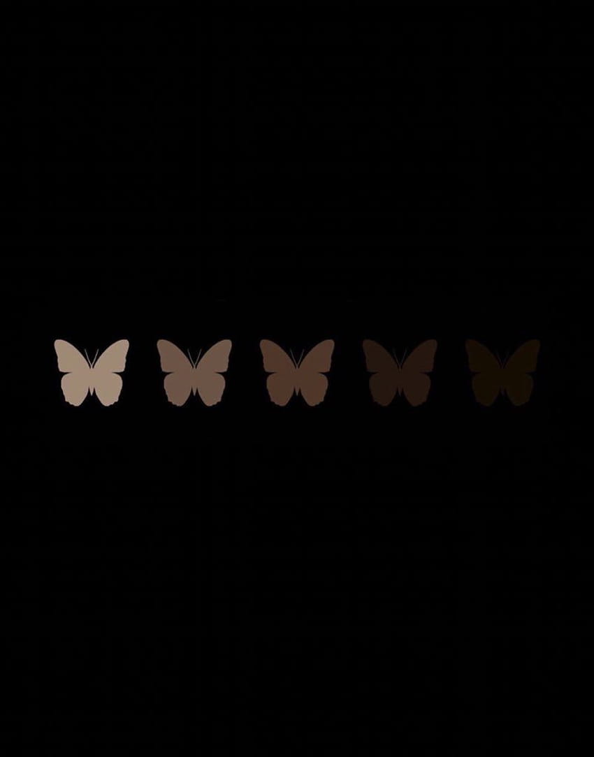 Pin di Instagram story backgrounds, brown aesthetic butterfly wallpaper ponsel HD