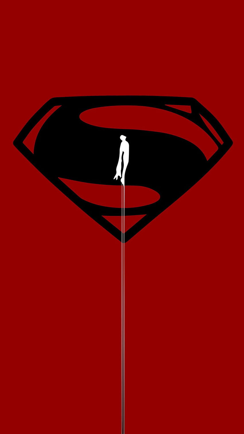 Supermann, minimal HD-Handy-Hintergrundbild