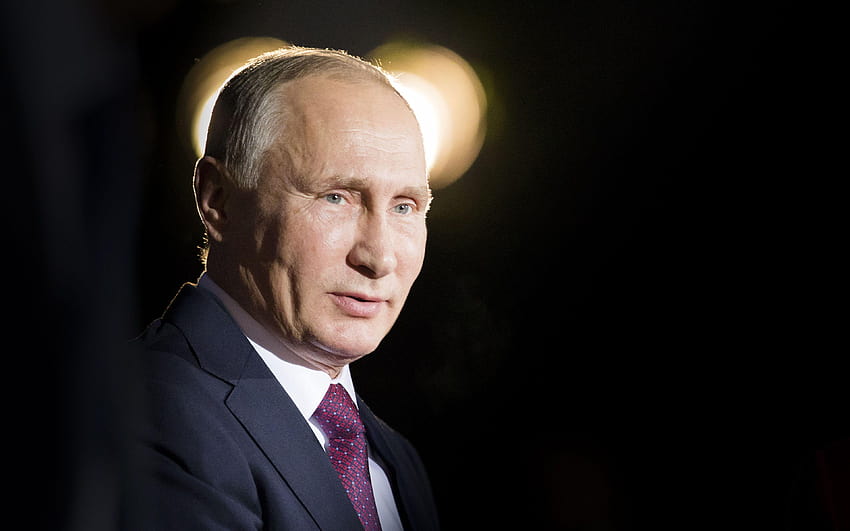 Vladimir Putin, portrait, president of the HD wallpaper