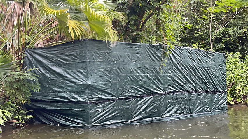 : Giant Tarp Goes Up at Jungle Cruise in Magic Kingdom, Next New Scene On The Way HD wallpaper