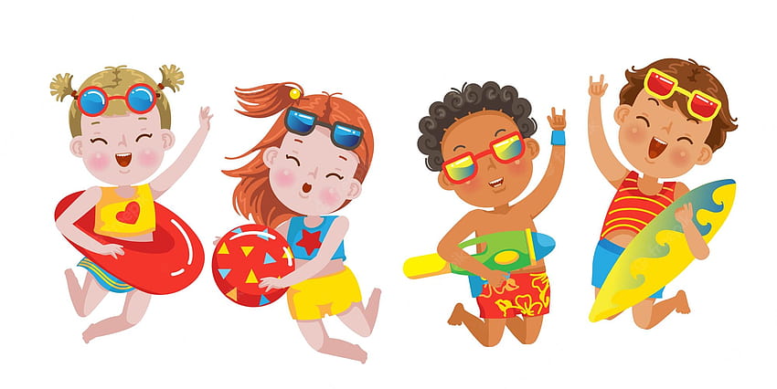 Children summer cartoon HD wallpapers | Pxfuel