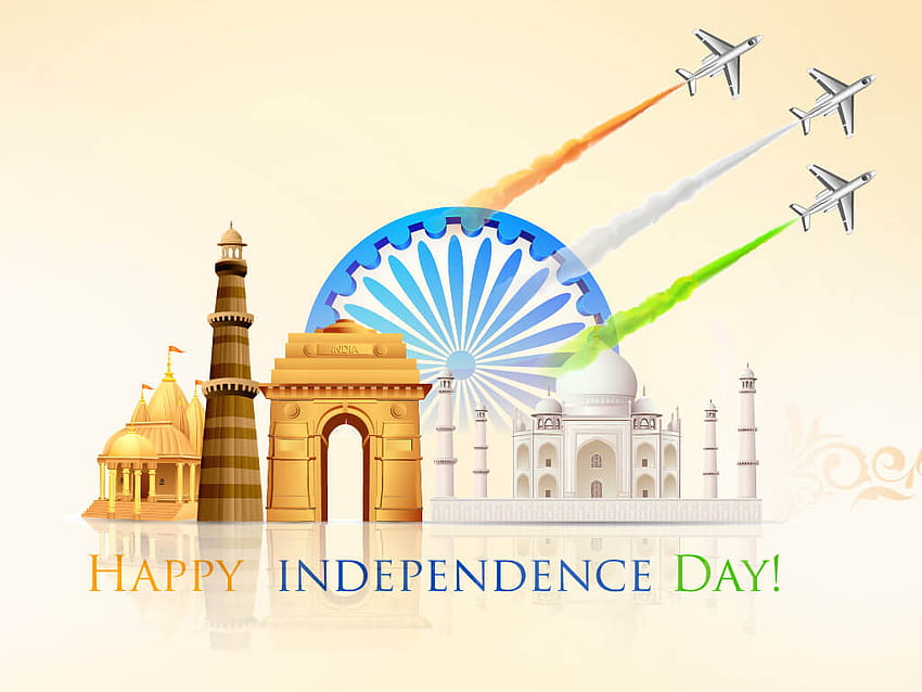 Indien-Unabhängigkeitstag HD-Hintergrundbild