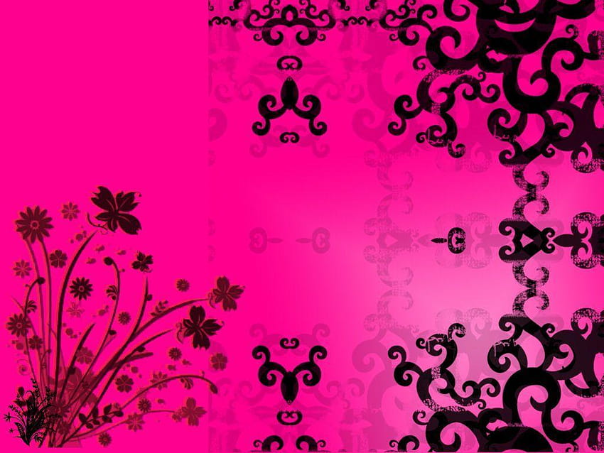 Fresco, rosa fucsia y negro. fondo de pantalla | Pxfuel