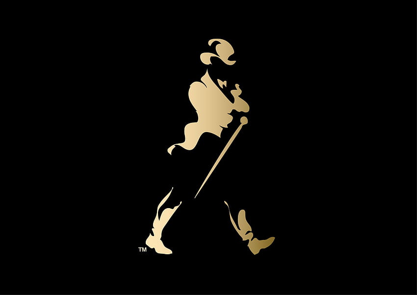 Johnnie Walker: Logo Striding Man, logo johnnie walker Sfondo HD