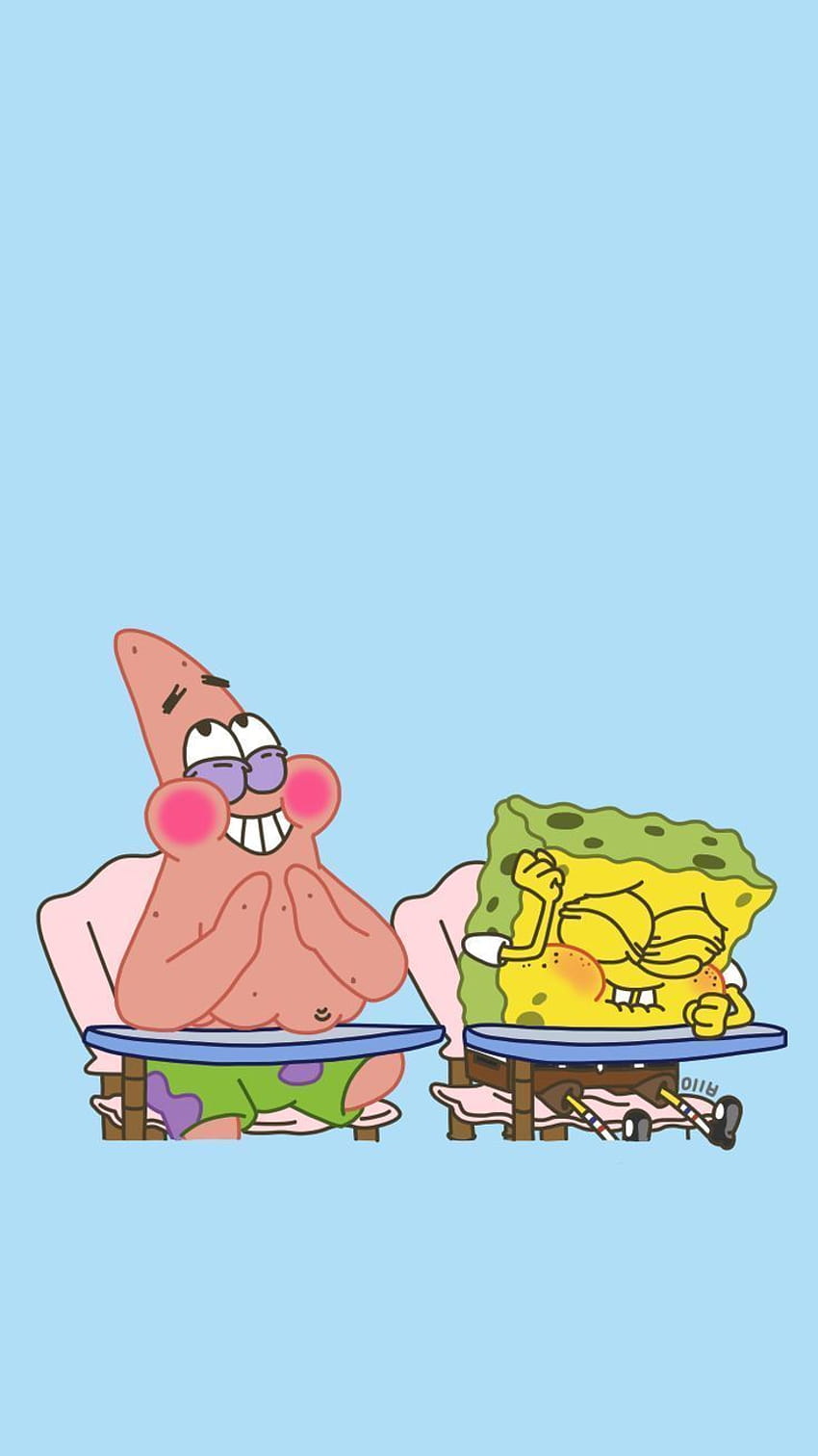 Spongebob and Patrick HD phone wallpaper