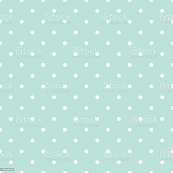 Yellow and white seamless polka dot pattern vector