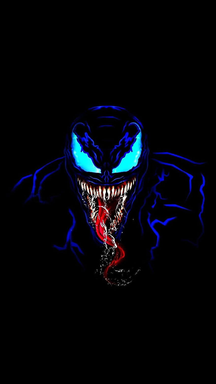Venom in Dark iPhone, deadpool i jad Tapeta na telefon HD