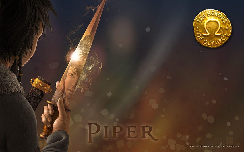 Pasangan Percy Jackson Series Piper dan, buku percy jackson Wallpaper HD