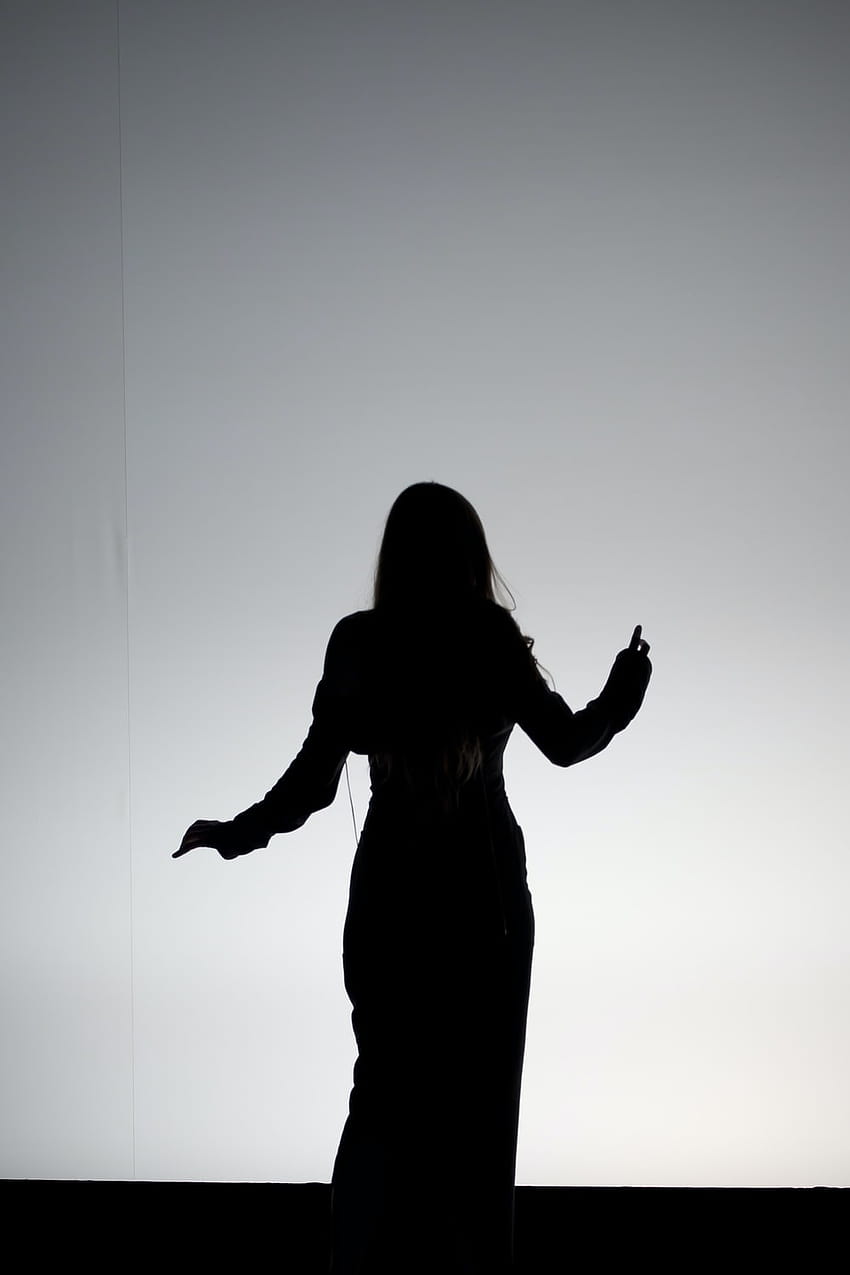 50 Silhouette [], women silhouette black HD phone wallpaper