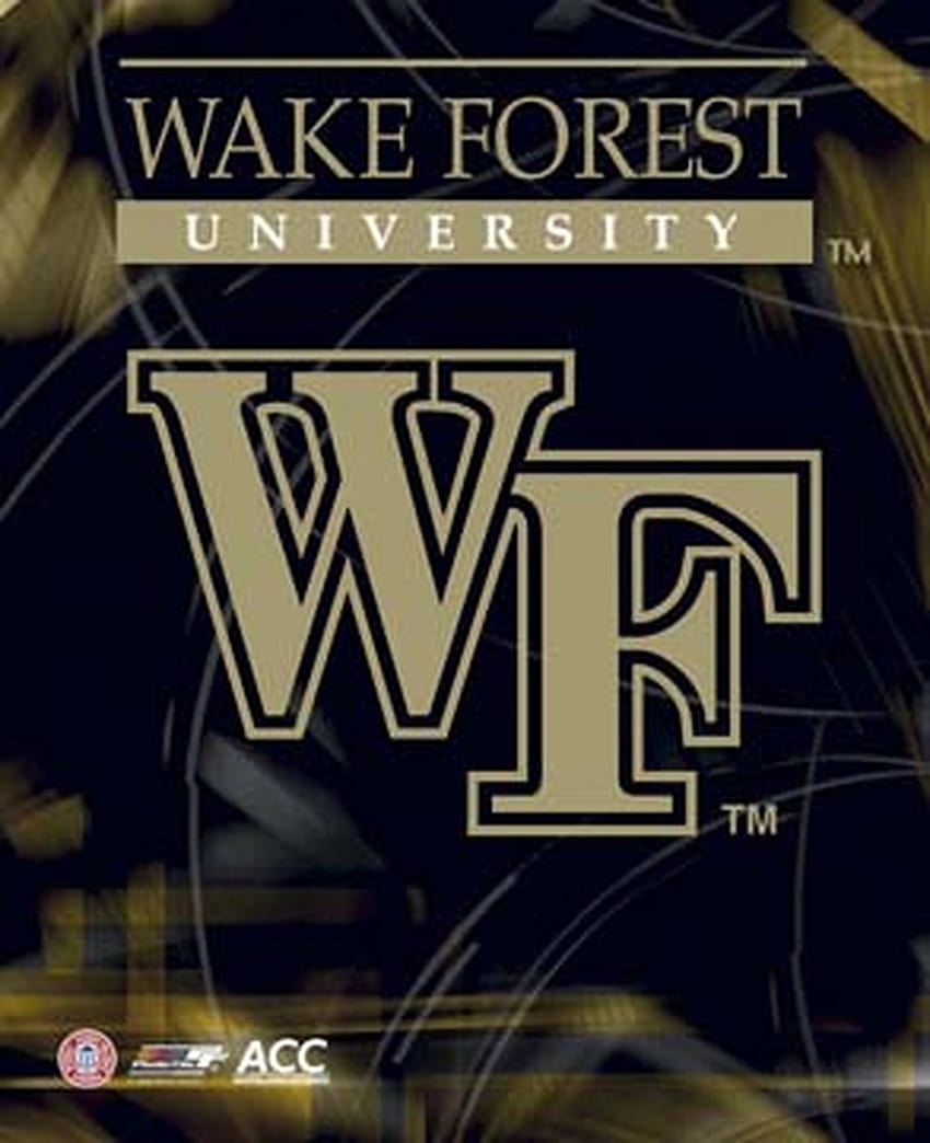 Wake Forest Demon Deacons NCAA Logo HD phone wallpaper