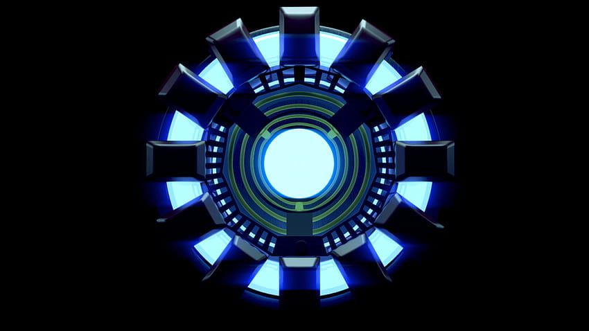 Réacteur à arc, logo iron man Fond d'écran HD