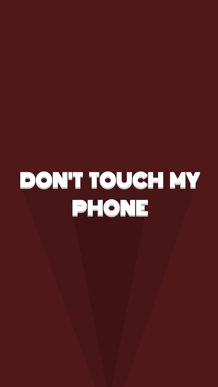 ดูตัวอย่าง Dont Touch My Phone อย่าแตะต้องโทรศัพท์ของฉัน วอลล์เปเปอร์โทรศัพท์ HD