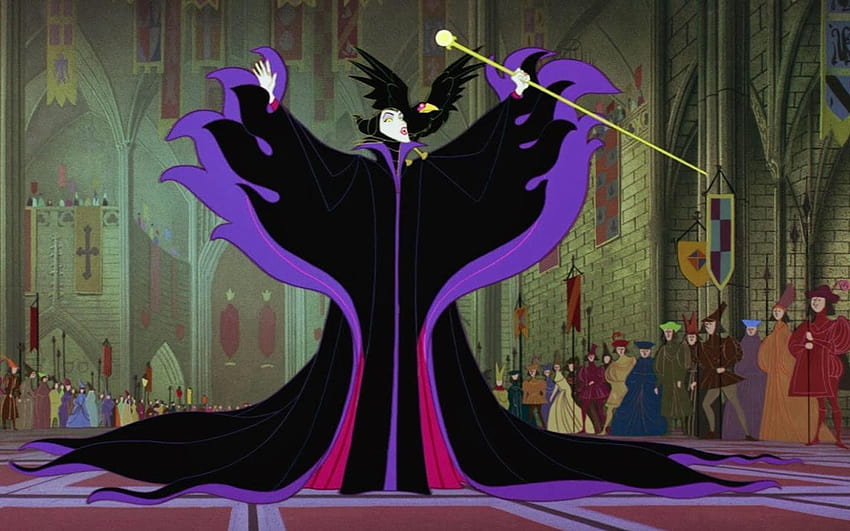 Top 15 des personnages Disney Spell Casting : numéro 2 ; Maléfique, maléfique violet Fond d'écran HD