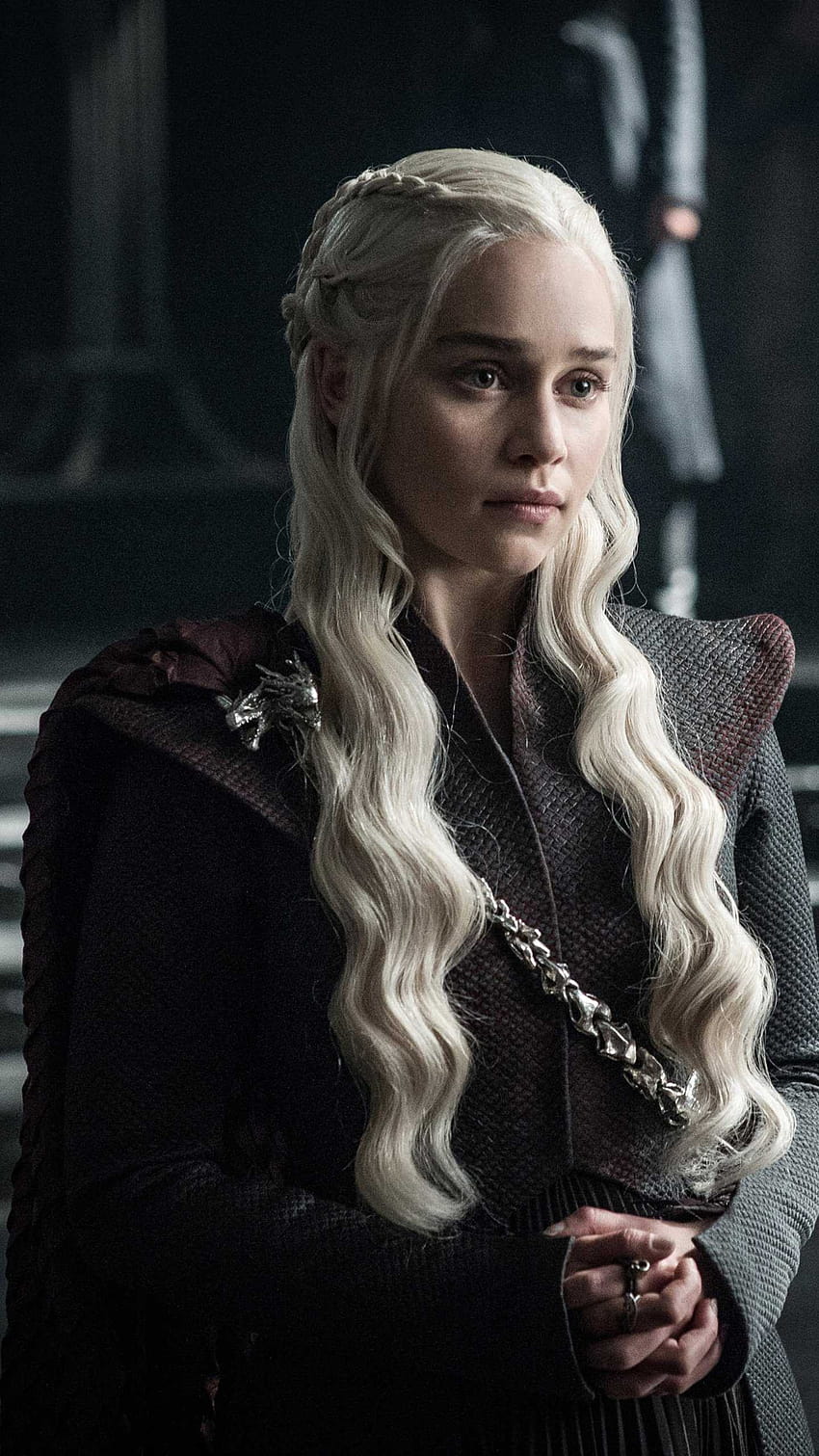 Emilia Clarke AS Daenerys Targaryen Game of Thrones Season 7, daenerys targaryen portrait android HD phone wallpaper
