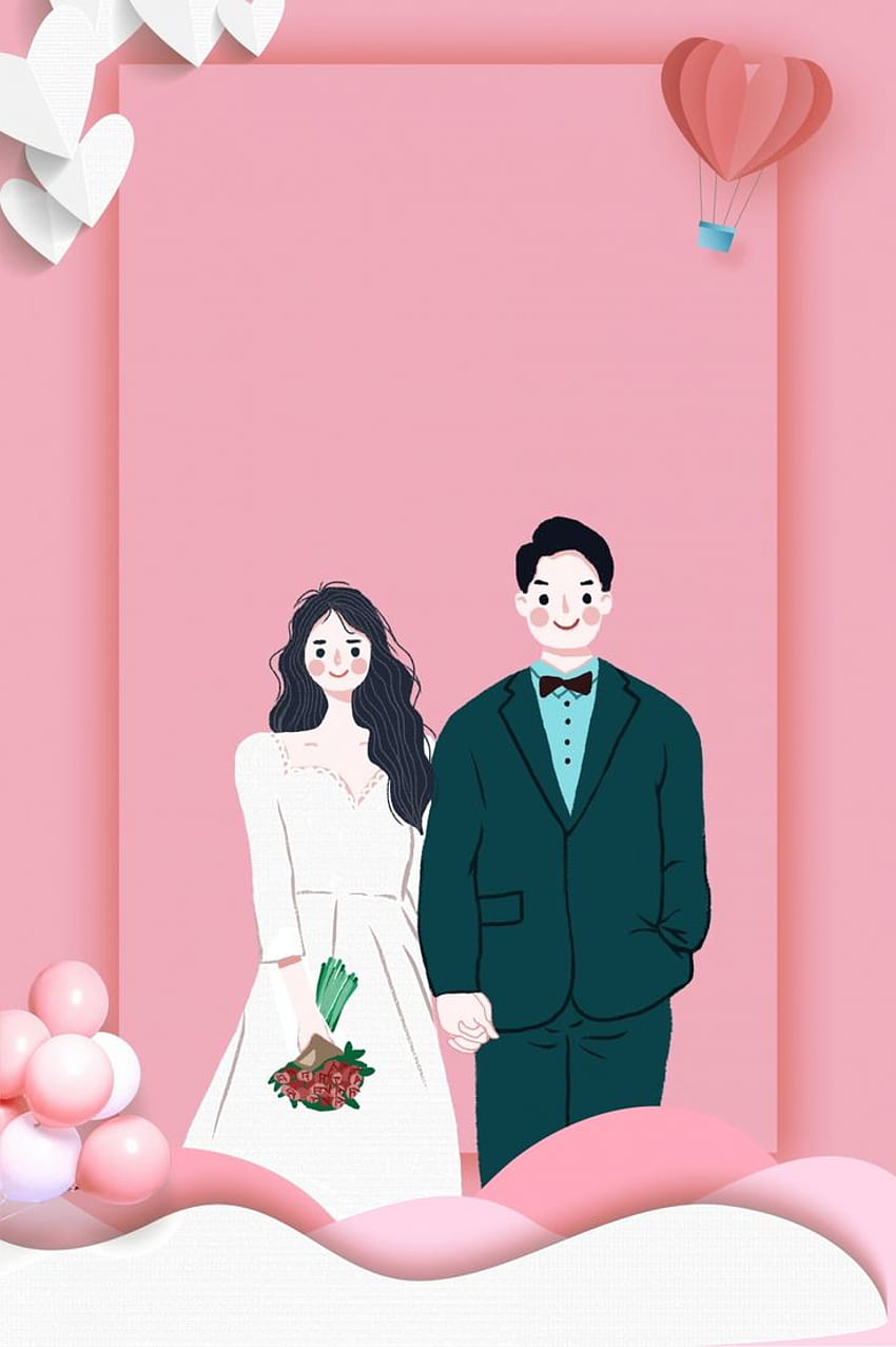 We Are Married Poster Design Backgrounds, wedding poster HD phone wallpaper