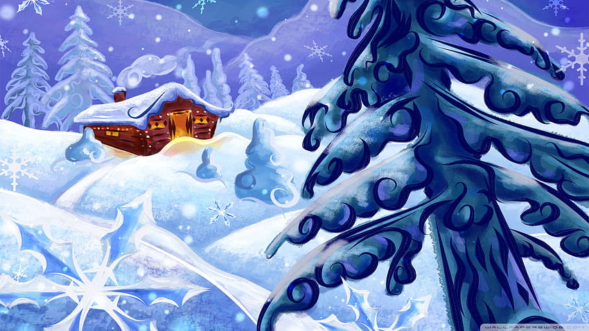Winterscape Christmas Ultra Backgrounds for U TV : & 울트라와이드 & 노트북 : 태블릿 : 스마트폰 HD 월페이퍼