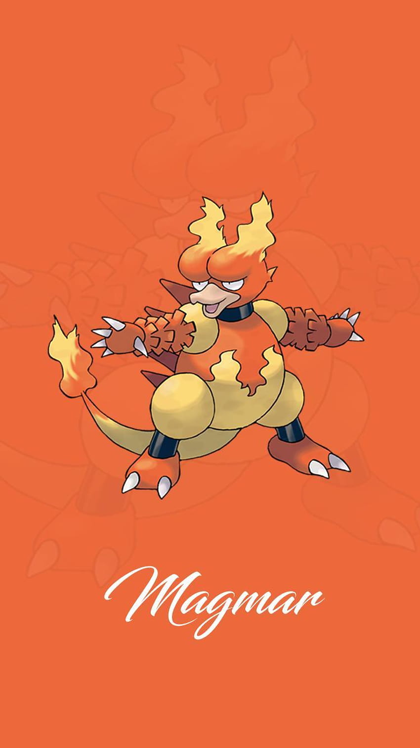 Magmar to your cell phone HD phone wallpaper