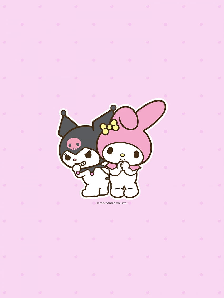 kuromi and my melody in 2021 HD phone wallpaper  Pxfuel