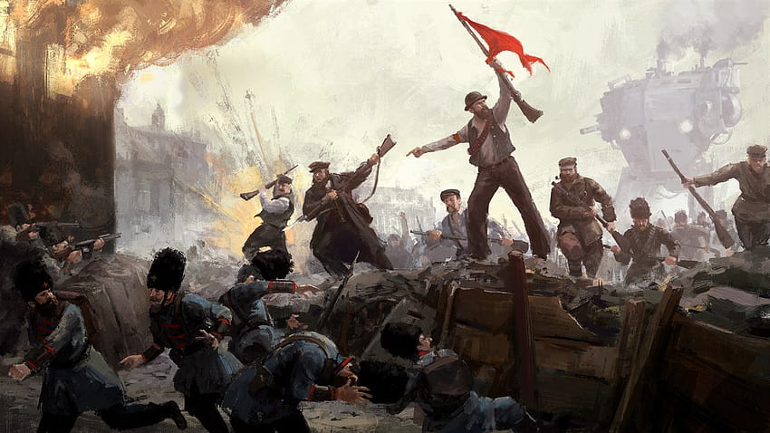 Rus devrimi Iron Harvest'ı satın alın HD duvar kağıdı