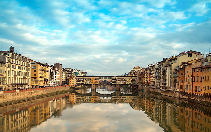 Florence, Italy, Ponte Vecchio 2560x1600 , florence autumn HD wallpaper