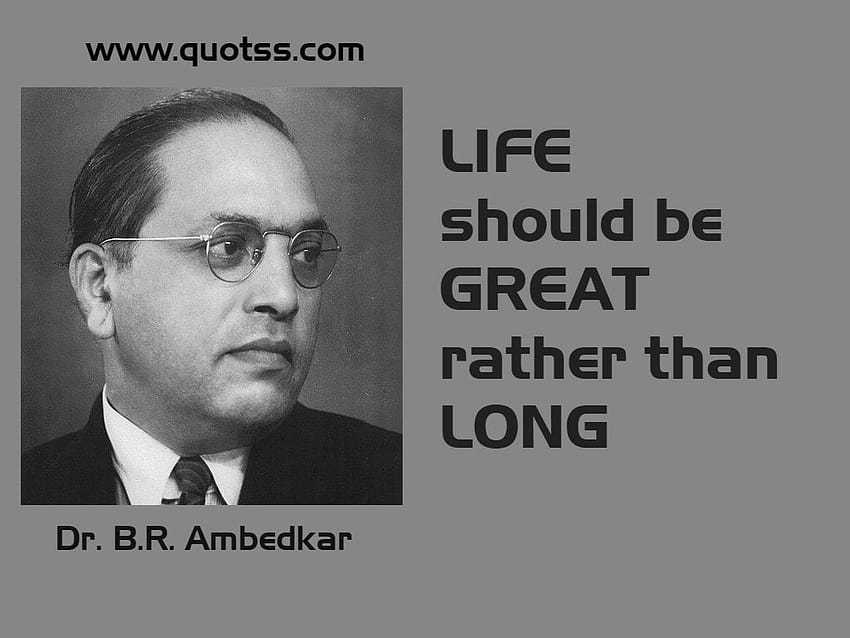Dr. B R Ambedkar Citações e provérbios, citações de dr b r ambedkar papel de parede HD