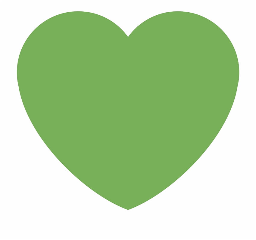 Green Heart Green Heart Transparent Backgrounds, green aesthetic heart HD wallpaper