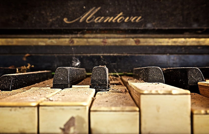 Piano Old Closeup Musical Instruments, old music HD wallpaper